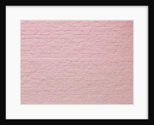 Pink color brick wall by Assaf Frank